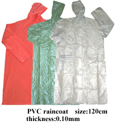 PVC raincoat 1